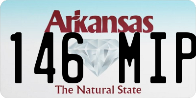 AR license plate 146MIP
