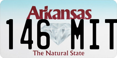 AR license plate 146MIT