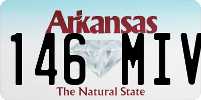 AR license plate 146MIV