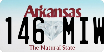 AR license plate 146MIW
