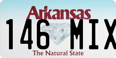 AR license plate 146MIX