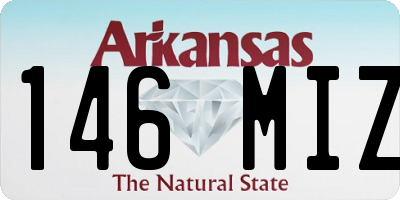 AR license plate 146MIZ