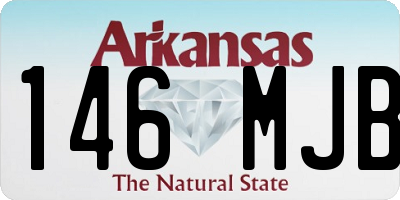 AR license plate 146MJB