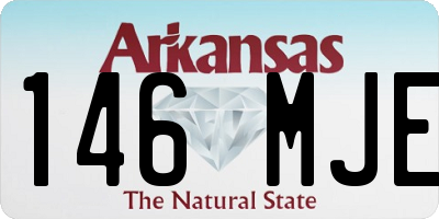 AR license plate 146MJE