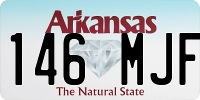 AR license plate 146MJF