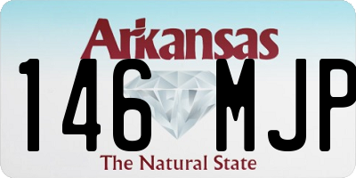 AR license plate 146MJP
