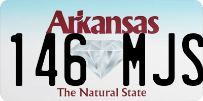 AR license plate 146MJS