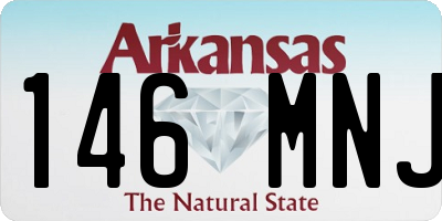 AR license plate 146MNJ
