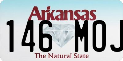 AR license plate 146MOJ