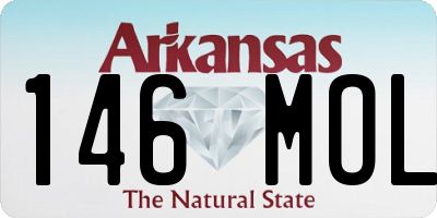 AR license plate 146MOL