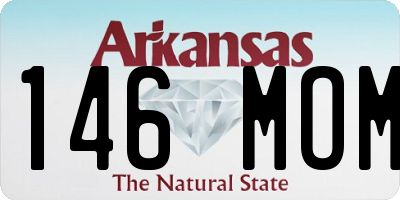 AR license plate 146MOM