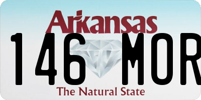AR license plate 146MOR