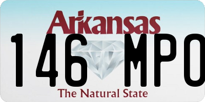 AR license plate 146MPO