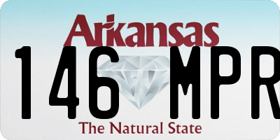 AR license plate 146MPR