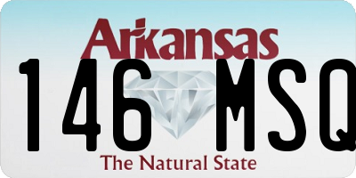 AR license plate 146MSQ
