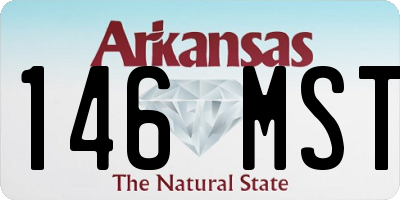 AR license plate 146MST