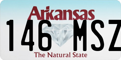 AR license plate 146MSZ