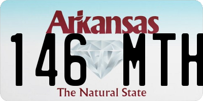 AR license plate 146MTH