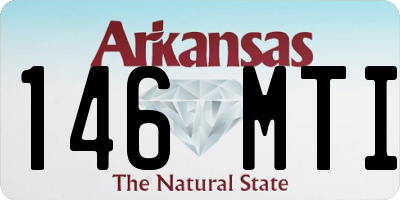 AR license plate 146MTI