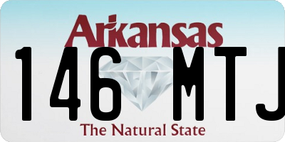 AR license plate 146MTJ