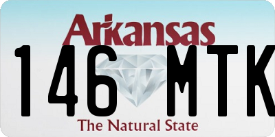 AR license plate 146MTK