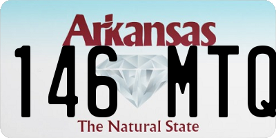 AR license plate 146MTQ
