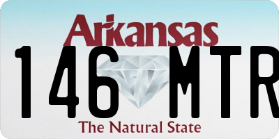 AR license plate 146MTR