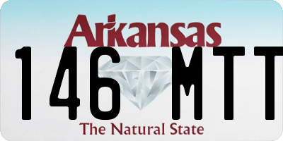 AR license plate 146MTT