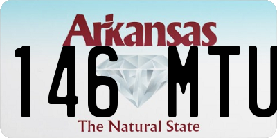 AR license plate 146MTU
