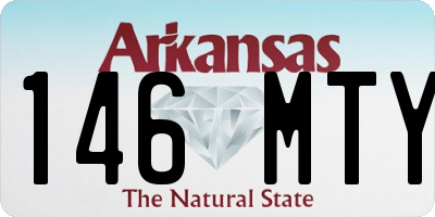 AR license plate 146MTY