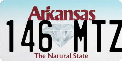 AR license plate 146MTZ