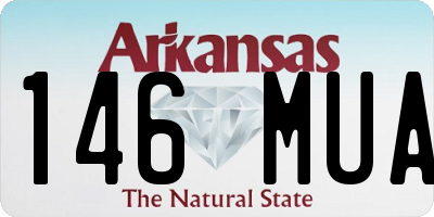 AR license plate 146MUA