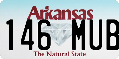 AR license plate 146MUB