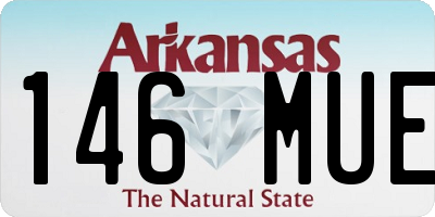 AR license plate 146MUE