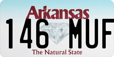 AR license plate 146MUF