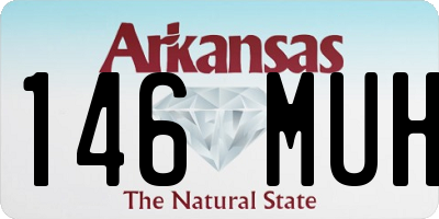 AR license plate 146MUH