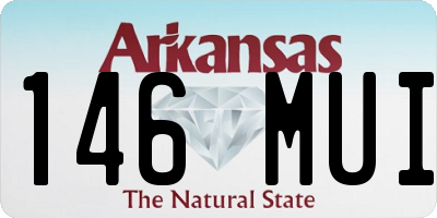 AR license plate 146MUI