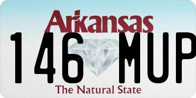 AR license plate 146MUP