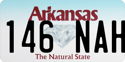 AR license plate 146NAH