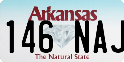 AR license plate 146NAJ