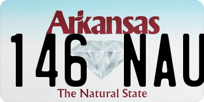 AR license plate 146NAU