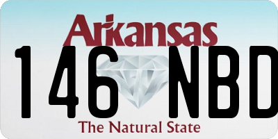 AR license plate 146NBD