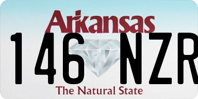 AR license plate 146NZR