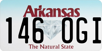 AR license plate 146OGI