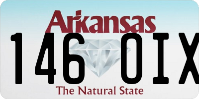 AR license plate 146OIX
