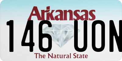 AR license plate 146UON