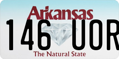 AR license plate 146UOR