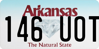 AR license plate 146UOT