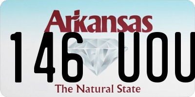 AR license plate 146UOU
