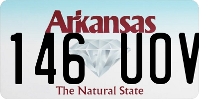 AR license plate 146UOV